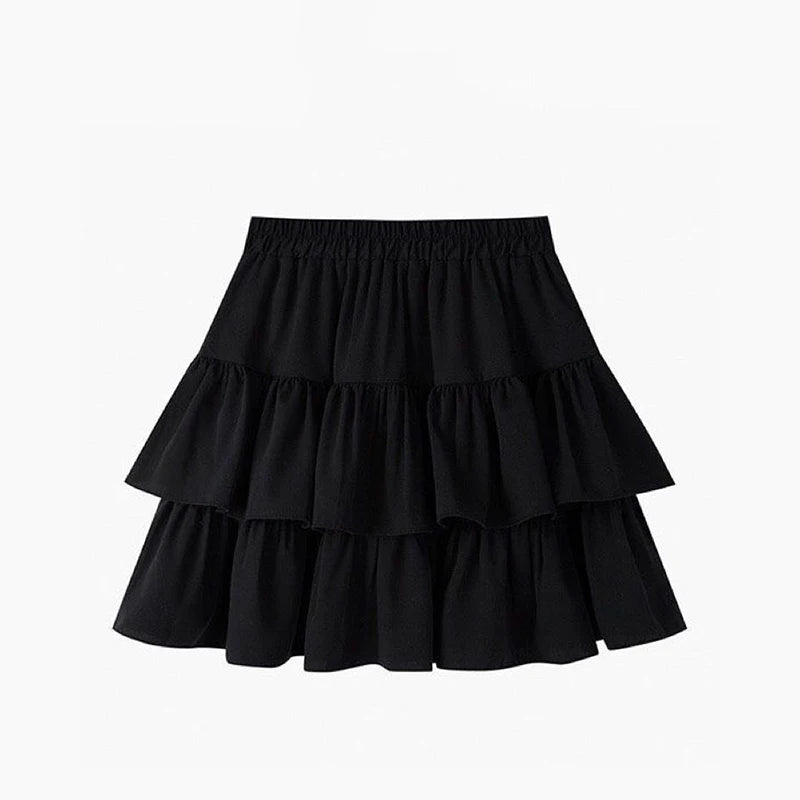 Pleated A-Line Summer Skirt
