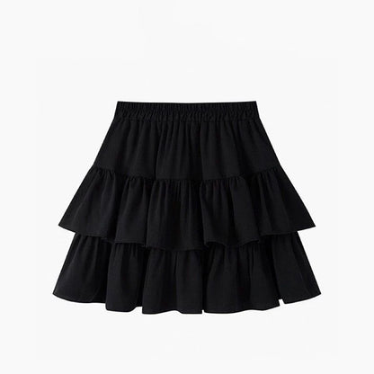 Pleated A-Line Summer Skirt