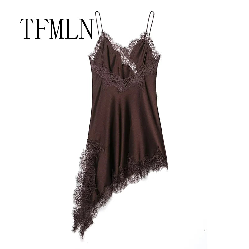 Sexy Summer Sling Dress – TFMLN Women’s Sleeveless Slim Fit Mini Dress