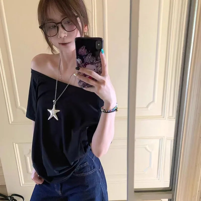 Loose Fit Daily T-Shirt – Simple Sexy Summer Street Top