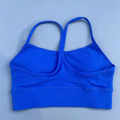 Women’s High-Support Gym & Yoga Sports Bra with Chest Pads