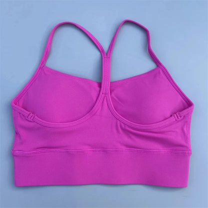 Women’s High-Support Gym & Yoga Sports Bra with Chest Pads