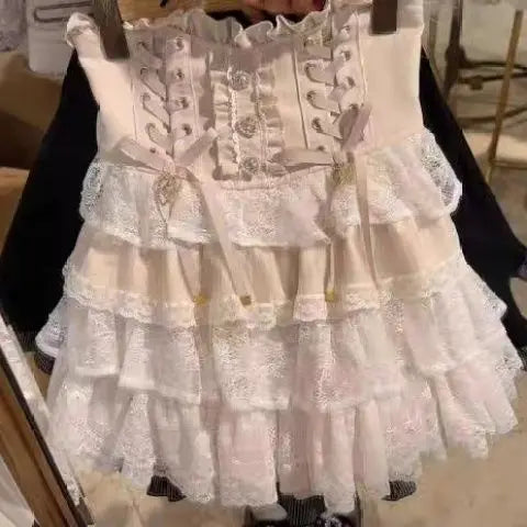 Elegant Lace Bandage Mini Skirt