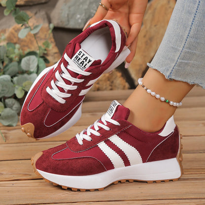 Women Anti-slip Sneakers 2025 New Spring Casual Light Flat Sneakers Women Outdoor Autumn Brand Luxury Vulcanize Shoes Women