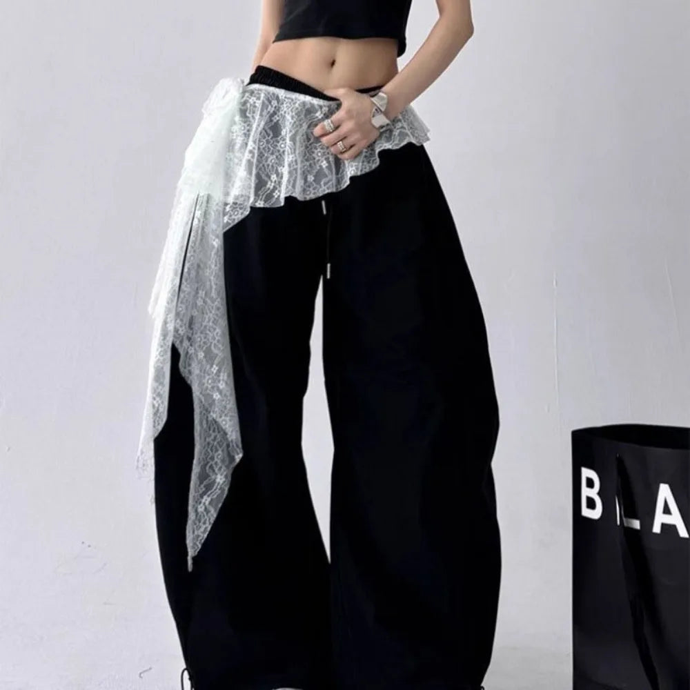 Flower Lace & Ruched Mini Skirts – Trendy Women’s Fashion