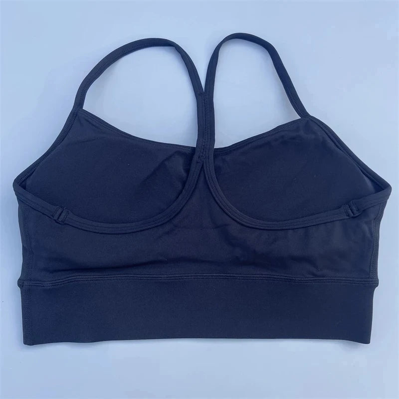 Women’s High-Support Gym & Yoga Sports Bra with Chest Pads