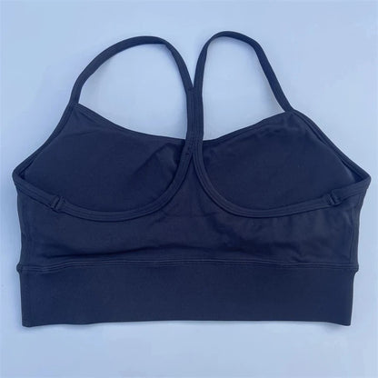 Women’s High-Support Gym & Yoga Sports Bra with Chest Pads