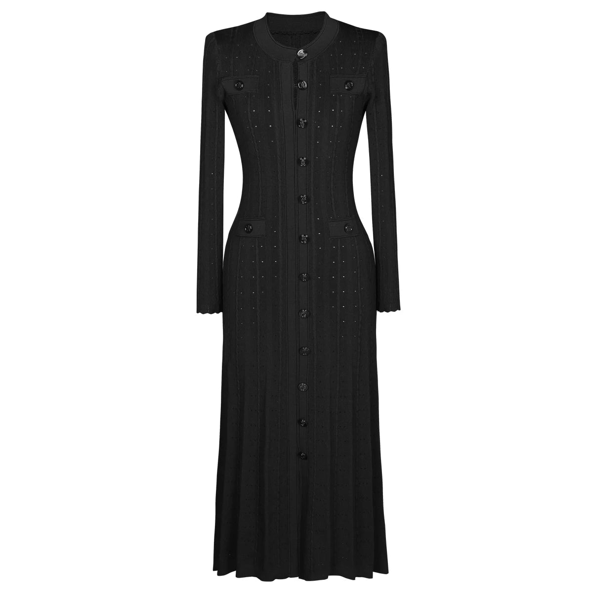 Women’s Long Sleeve Casual Knitted Dress