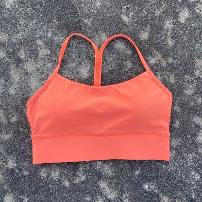 Women’s High-Support Gym & Yoga Sports Bra with Chest Pads