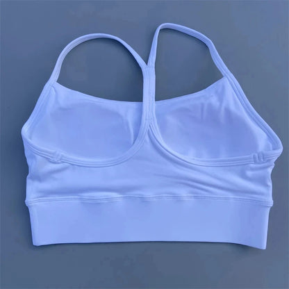 Women’s High-Support Gym & Yoga Sports Bra with Chest Pads