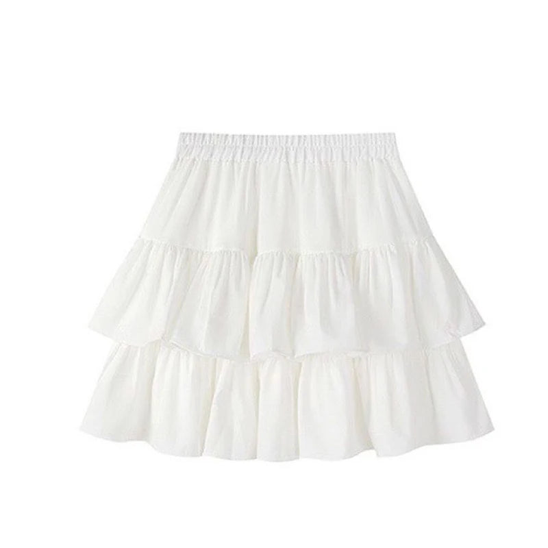 Pleated A-Line Summer Skirt