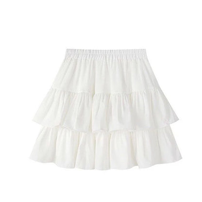 Pleated A-Line Summer Skirt